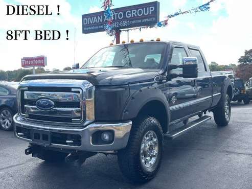 2013 FORD F250 F-250 DIESEL POWERSTROKE LARIAT 8FT BED LOADED - cars for sale in Feasterville Trevose, PA