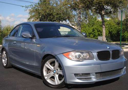 2010 BMW 128i COUPE, 3.0L 6Cyl, 6-SPD MANUAL, 94K MLS, NO ACCIDENTS. for sale in west park, FL