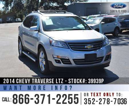 *** 2014 Chevy Traverse LTZ *** Homelink - Moonroof - OnStar for sale in Alachua, FL