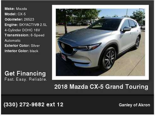 2018 Mazda CX-5 Grand Touring for sale in Akron, OH