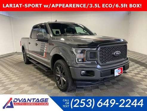 2018 Ford F-150 4x4 4WD F150 Truck Crew cab Lariat SuperCrew - cars for sale in Kent, WA