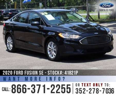 2020 Ford Fusion SE Backup Camera, Touch Screen, Push to Start for sale in Alachua, AL