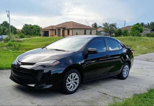 2018 Black Toyota Corolla for sale in Lehigh Acres, FL