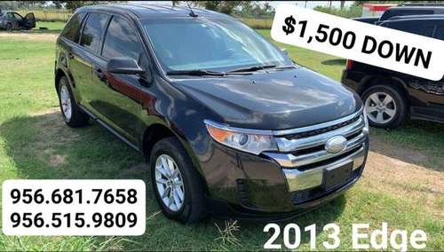 2013 Ford Edge FINANCIADA 1, 500 DOWNPAYMENT - - by for sale in Alamo, TX