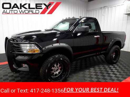 2012 RAM 1500 4WD Reg Cab 120.5" Express pickup Black - cars &... for sale in Branson West, MO