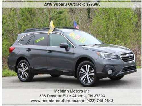 2019 Subaru Outback 2 5i Limited AWD - Eyesight Pkg! Leather! for sale in Athens, TN