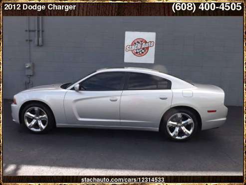 2012 Dodge Charger 4dr Sdn SXT Plus RWD with No rear spoiler for sale in Janesville, WI