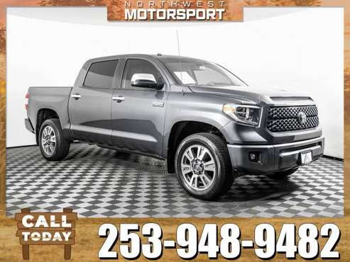 *LEATHER* 2018 *Toyota Tundra* Platinum 4x4 for sale in PUYALLUP, WA