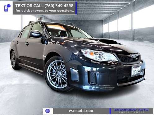 2014 Subaru Impreza Sedan WRX AWD All Wheel Drive WRX Sedan - cars & for sale in Escondido, CA