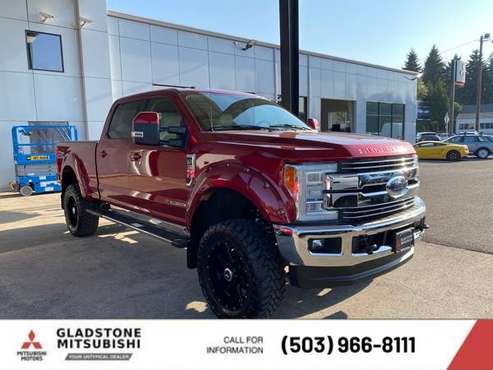 2017 Ford F-350SD Diesel 4x4 4WD Truck Lariat Crew Cab - cars & for sale in Milwaukie, OR