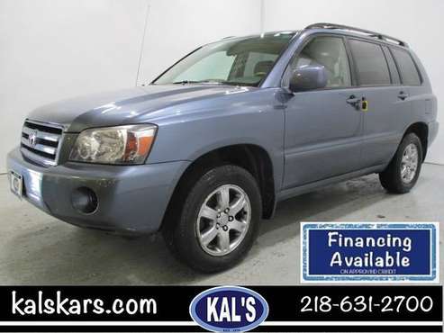 2006 Toyota Highlander 5 passenger 4x4 SUV for sale in Wadena, ND