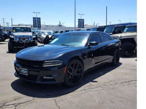 2016 Dodge Charger SXT sedan Pitch Black Clearcoat for sale in Fullerton, CA