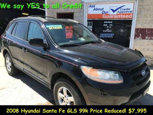 2008 Hyundai Santa Fe GLS 99k We Finance Bad Credit! Price Reduced! for sale in Jonestown, PA