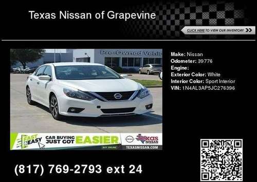 2018 Nissan Altima 2 5 SR - - by dealer - vehicle for sale in GRAPEVINE, TX
