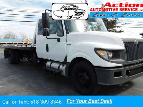 2012 International TerraStar 4X2 4D Crew Cab Flat Bed Tow Truck For for sale in Hudson, NY
