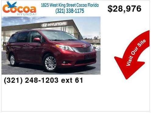 2017 Toyota Sienna XLE 7 Passenger - - by dealer for sale in Cocoa, FL