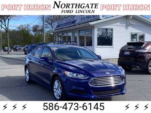 2014 Ford Fusion SE hatchback Blue - - by dealer for sale in Port Huron, MI