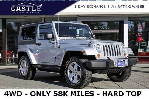 2008 Jeep Wrangler 4x4 4WD Sahara SUV - cars & trucks - by dealer -... for sale in Lynnwood, OR