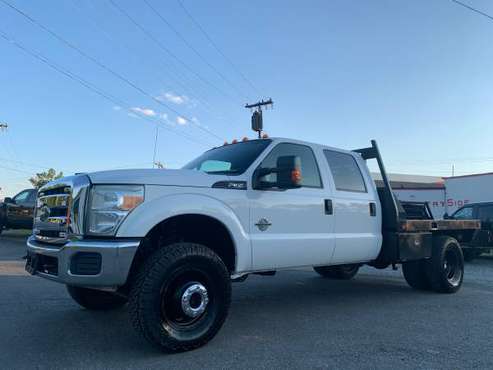 2015 Ford F-350 Crew Cab DRW Flatbed 4x4 - 6 7L Diesel - One Owner for sale in Stokesdale, SC