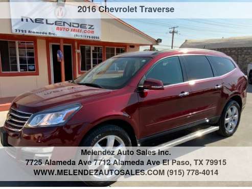 2016 Chevrolet Traverse FWD 4dr LT w/1LT - cars & trucks - by dealer... for sale in El Paso, TX