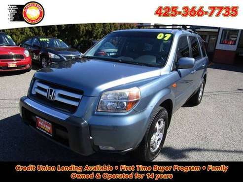 Low Mileage 2007 Honda Pilot EX-L w/DVD 3rd Row and Loaded! - cars & for sale in Lynnwood, WA