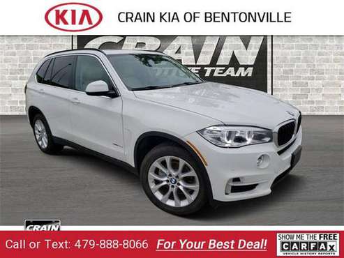 2016 BMW X5 sDrive35i suv Mineral White Metallic for sale in Bentonville, AR