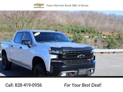 2019 Chevy Chevrolet Silverado 1500 LT Trail Boss pickup Silver -... for sale in Boone, NC
