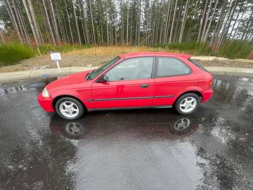 1997 Honda Civic, hatchback, DX low miles for sale in PUYALLUP, WA