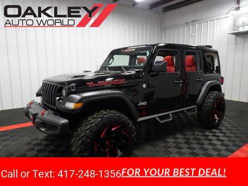 2021 Jeep Wrangler T-ROCK One Touch sky POWER Top Unlimited 4X4 suv for sale in Branson West, MO