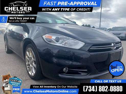 $174/mo - 2014 Dodge Dart Limited - Easy Financing! - cars & trucks... for sale in Chelsea, MI