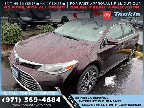 339/mo - 2018 Toyota Avalon XLE - - by dealer for sale in Portland, OR