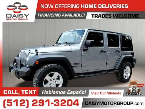 2014 Jeep Wrangler Unlimited 4WDSport 4 WDSport 4-WDSport for only for sale in Round Rock, TX