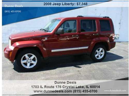 2008 Jeep Liberty 4x4 Limited 4dr - one owner - cars & trucks - by... for sale in Crystal Lake, IL