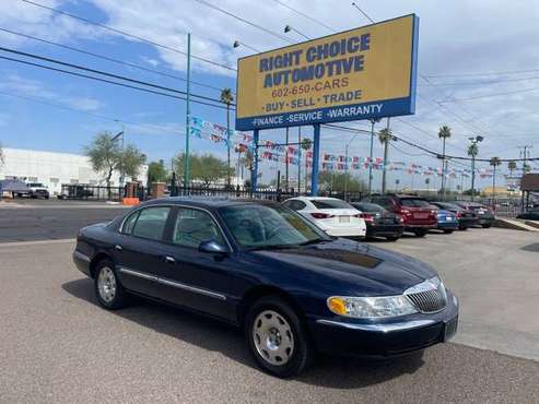 2002 Lincoln Continental, 2 OWNER CLEAN CARFAX CERTIFIED, LOW MILES! for sale in Phoenix, AZ