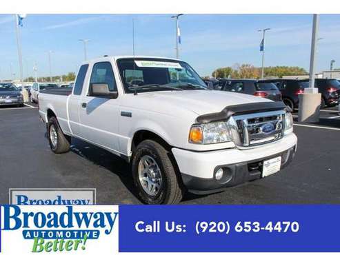 2010 Ford Ranger truck XLT - Ford Oxford White for sale in Green Bay, WI