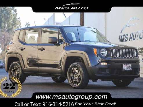 2018 Jeep Renegade Sport suv Black - - by dealer for sale in Sacramento , CA