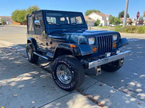 1991 jeep YJ Wrangler, 4x4 6cyl 4 0L manual - - by for sale in Antelope, NV