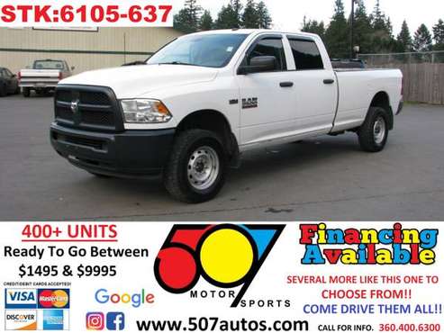 2014 RAM 2500 4WD Crew Cab 169 Tradesman - - by dealer for sale in Roy, WA