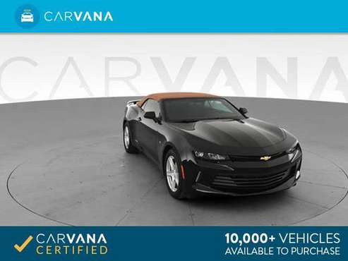 2016 Chevy Chevrolet Camaro LT Convertible 2D Convertible BLACK - for sale in Akron, OH