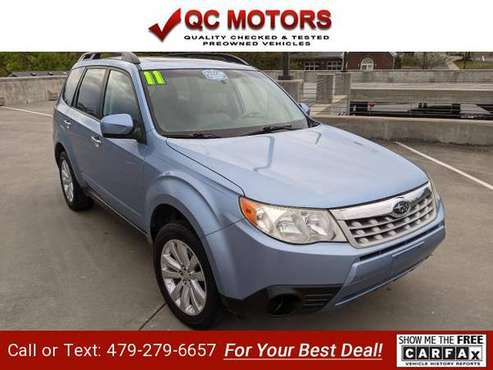 2011 Subaru Forester 2 5X Premium AWD 4dr Wagon 5M wagon Sky Blue for sale in Fayetteville, AR