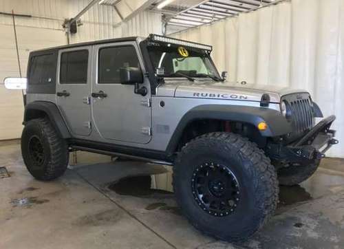 2014 Jeep Wrangler Unlimited Rubicon 4WD 1 Owner Heated Seats Lifted for sale in Wolcott, NY