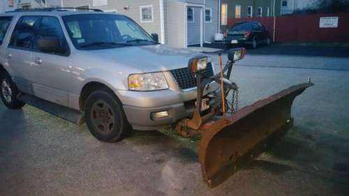 Ford Expedition With Plow "It's Going To Snow!" $$ - cars & trucks -... for sale in Worcester, MA