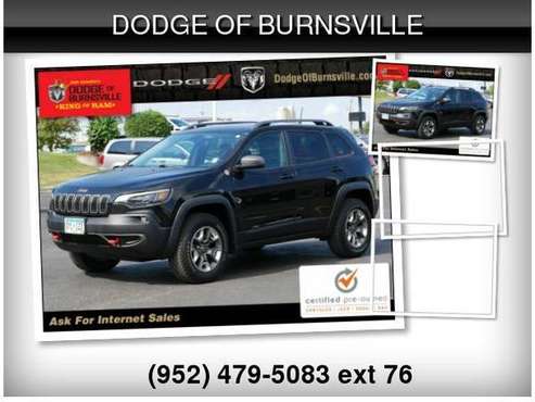 2019 Jeep Cherokee Trailhawk 1, 000 Down Deliver s! for sale in Burnsville, MN