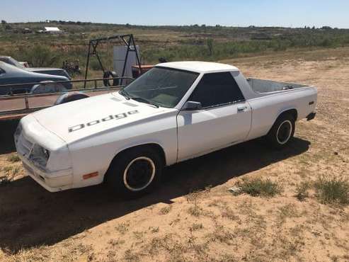 84 Dodge Rampage for sale in Amarillo, TX