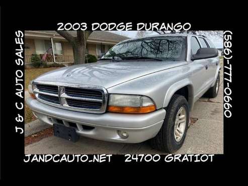 2003 Dodge Durango SLT 2WD - cars & trucks - by dealer - vehicle... for sale in Eastpointe, MI