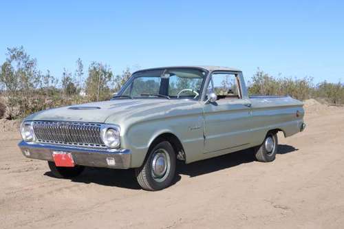 1962 Ford Ranchero 6 Cylinder Engine - 3 Speed Manual - cars & for sale in San Marcos, CA