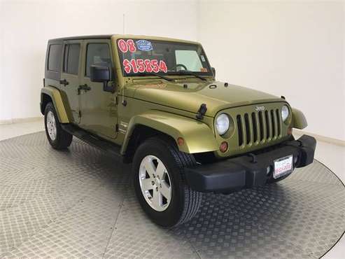 2008 JEEP WRANGLE SAHARA UNLIMITED for sale in Elk Grove, CA