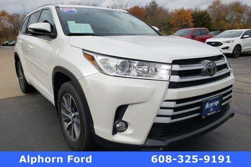 2018 Toyota Highlander XLE for sale in Monroe, WI