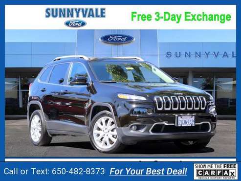 2017 Jeep Cherokee Limited Monthly payment of for sale in Sunnyvale, CA