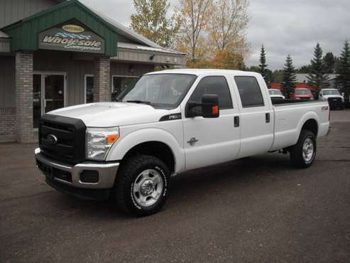 2012 ford f350 f-350 6.7 diesel crew cab long box 4x4 4wd for sale in Forest Lake, MN